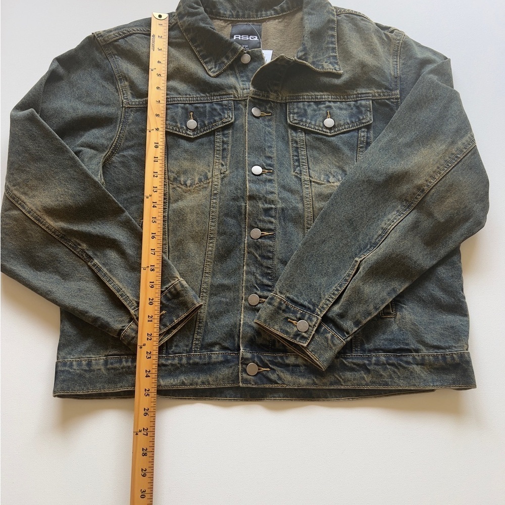 NWT Tilley's RSQ Mens Underdye Denim Trucker Jacket